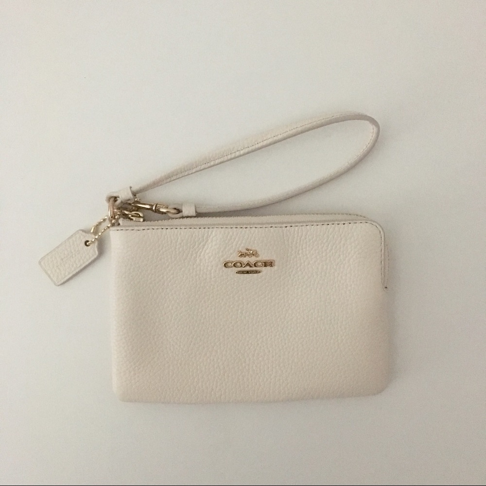 Coach Small Leather Wristlet